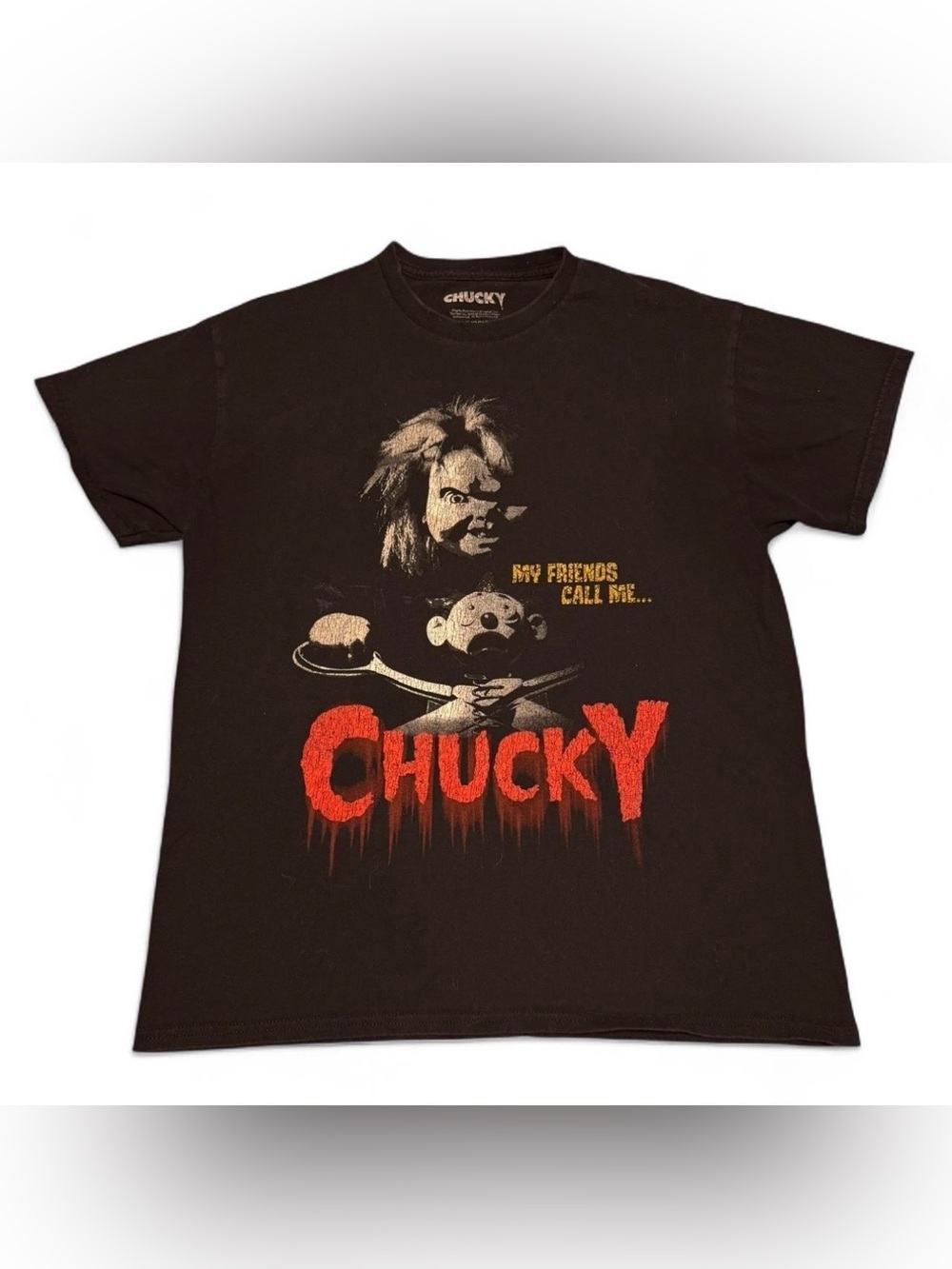 chucky graphic tshirt - L